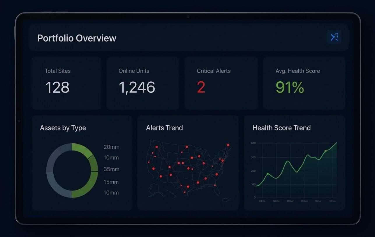 SYNAIX portfolio overview dashboard